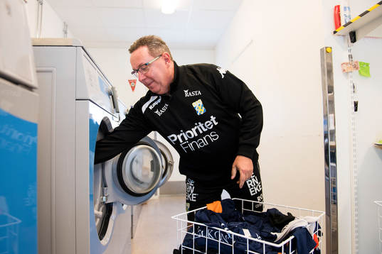Materialförvaltare Rolf Gustavsson på Kamratgården