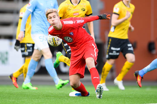 Malmö FFs målvakt Mathias Nilsson