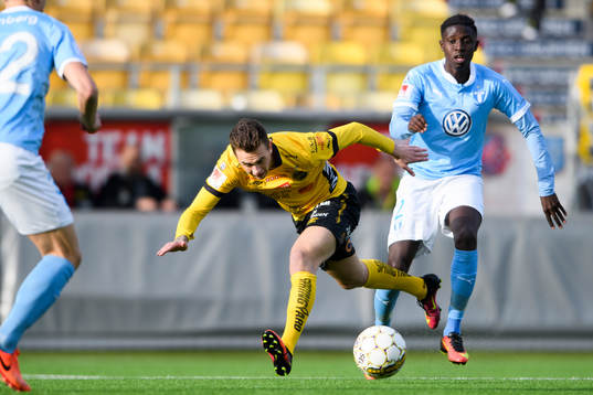 Elfsborgs Rasmus Rosenqvist och Malmö FFs Pa Konate