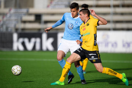 Elfsborgs Ibrahim Dresevic och Malmö FFs Alexander