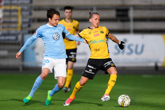 Malmö FFs Andreas Aalen Vindheim och Elfsborgs Jesper