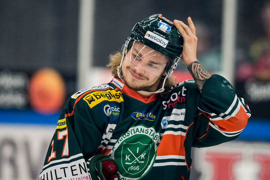 Kristianstads Eric Backman deppar