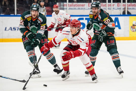 Trojas Max Lindroth mot Kristianstads Mikael Larsson och