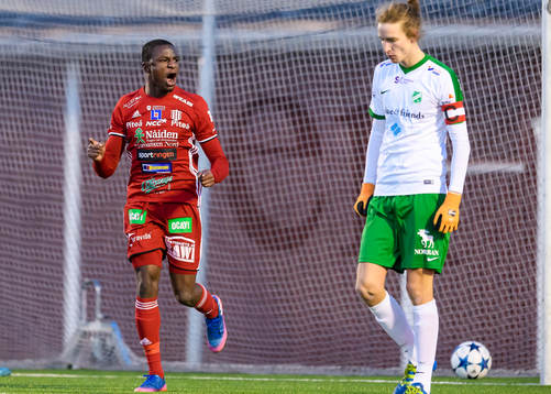 Piteås Moses Duckrell jublar