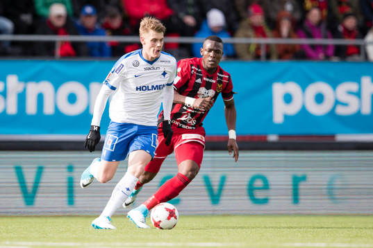 Norrköpings Eric Smith mot Östersunds Ken Sema