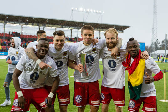 Östersunds Alhaji Gero, Jamie Hopcutt, Dennis Widgren,
