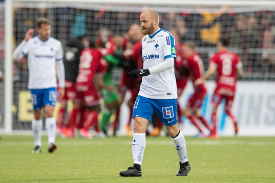 Norrköpings Daniel Sjölund deppar