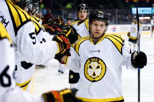 Brynäs Juuso Ikonen jublar