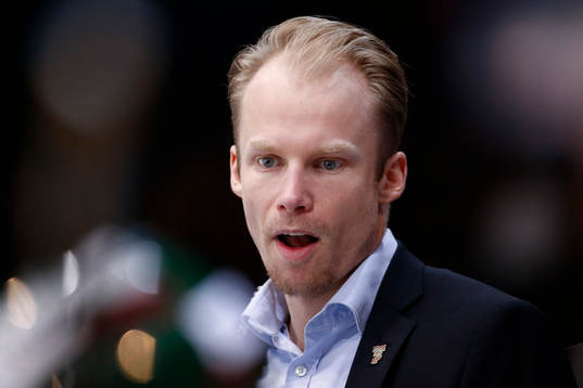 Frölundas assisterande tränare Johan Lundskog