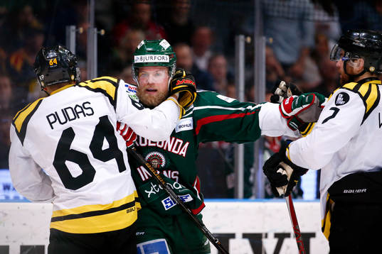 Brynäs Jonathan Pudas och Ponthus Westerholm