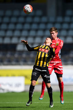 Häckens Emir Bosnic och Elfsborgs Samuel Rundqvist