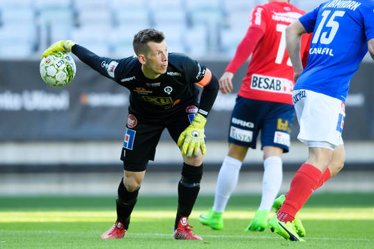 Åtvidabergs målvakt Gustav Jansson