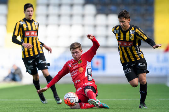 Elfsborgs Samuel Rundqvist och Häckens Emir Bosnic