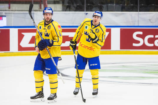 Sveriges Oscar Fantenberg och Pär Lindholm