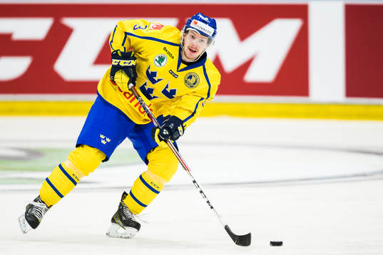 Sveriges Niclas Burström i aktion