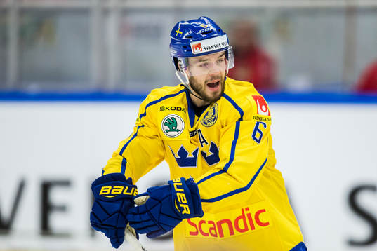 Sveriges Oscar Fantenberg reagerar
