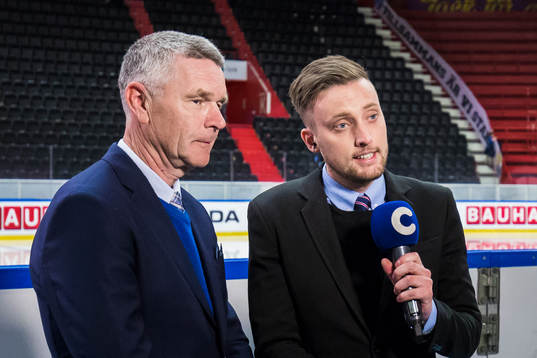 s reporter Axel Pileby (h) och expert Harald Lückner