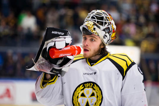 Brynäs målvakt Felix Sandström