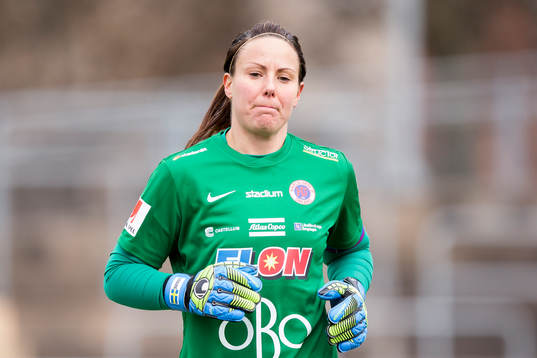 Örebros målvakt Carola Söberg