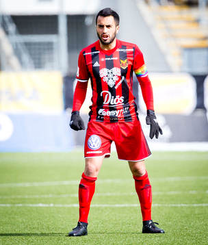 Östersunds Brwa Nouri med pridebindel