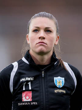 Göteborgs Pauline Hammarlund på line up innan