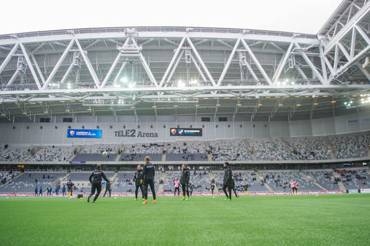 Elfsborgs spelare värmer upp
