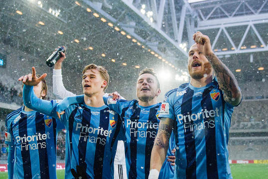 Djurgårdens Felix Beijmo, Kerim Mrabti , Magnus Eriksson