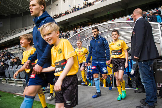Djurgårdens Felix Beijmo  och Othman El Kabir