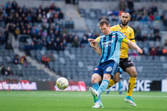 Djurgårdens Kim Källström och Elfsborgs Issam Jebali