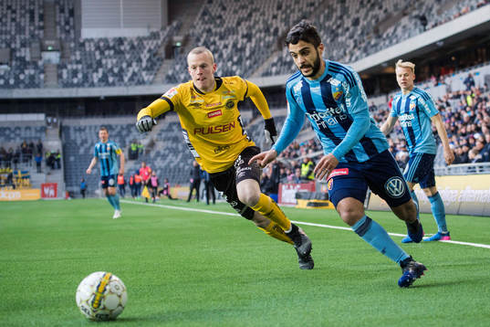 Elfsborgs Daniel Gustavsson och Djurgårdens Othman El Kabir