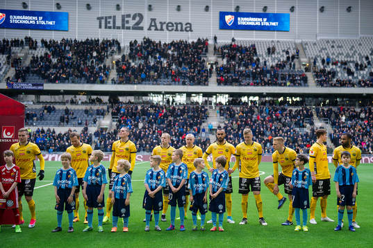 Elfsborgs spelare står uppställda