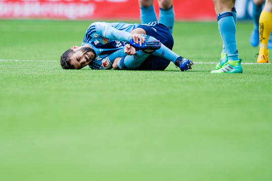 Djurgårdens Othman El Kabir får ont