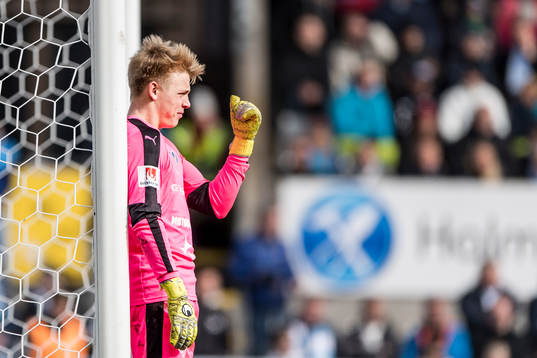 Halmstads målvakt Isak Pettersson
