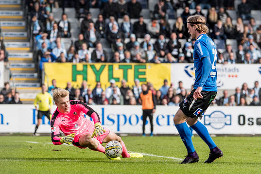 Halmstads målvakt Isak Pettersson