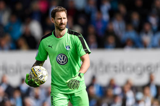 Malmö FFs målvakt Johan Wiland