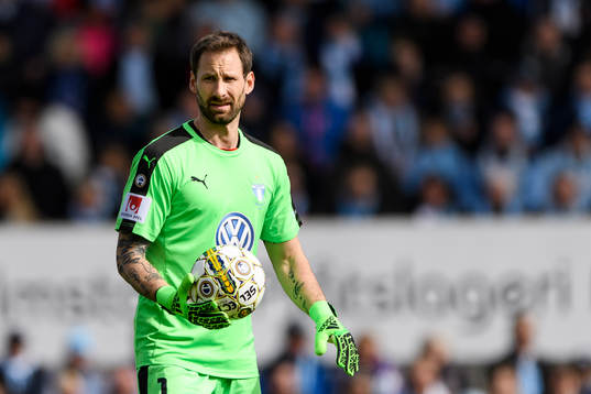 Malmö FFs målvakt Johan Wiland