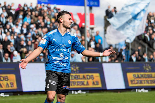 Halmstads Sead Haksabanovic deppar