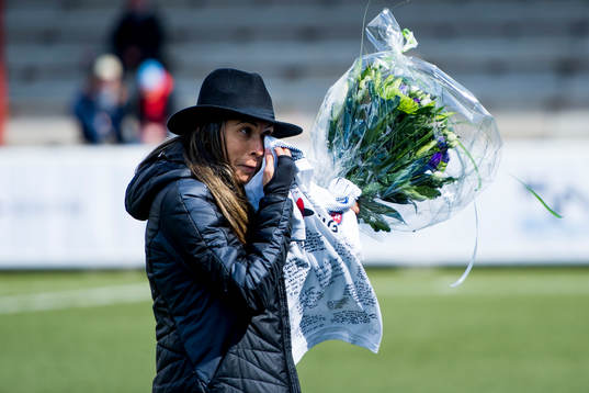 Rosengårds Marta Viera Da Silva torkar tårarna