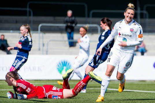 Rosengårds Anja Mittag jublar