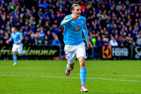 Malmö FFs Pawel Cibicki jublar