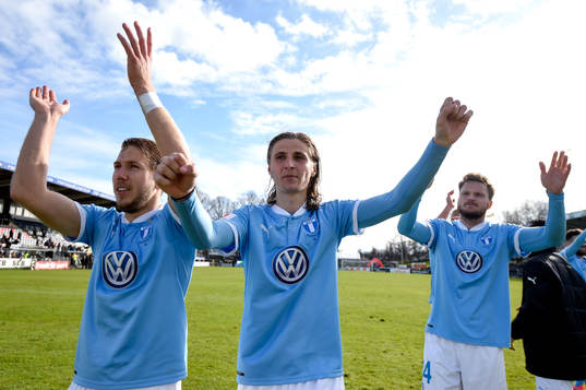 Malmö FFs Anton Tinnerholm, Pawel Cibicki och Lasse