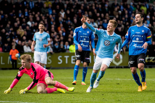 Malmö FFs Anders Christiansen jublar