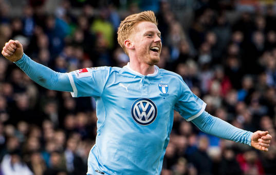 Malmö FFs Anders Christiansen jublar