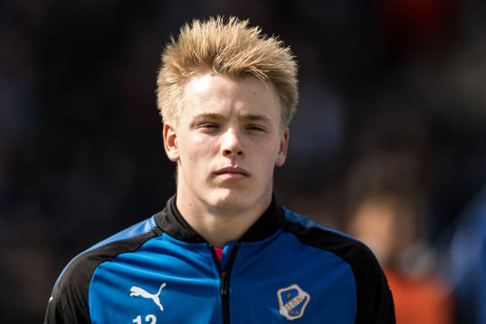 Halmstads målvakt Isak Pettersson