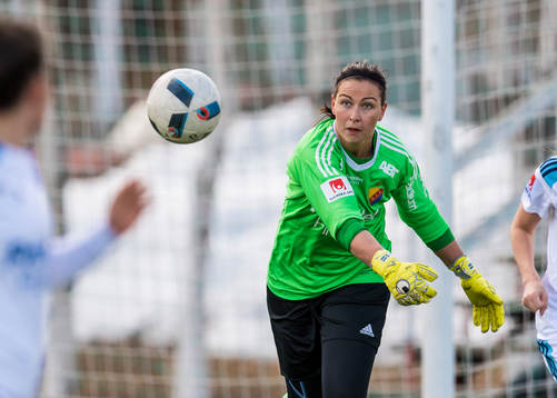 Djurgårdens målvakt Gudbjörg Gunnarsdottir