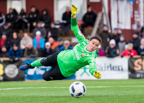 Djurgårdens målvakt Gudbjörg Gunnarsdottir