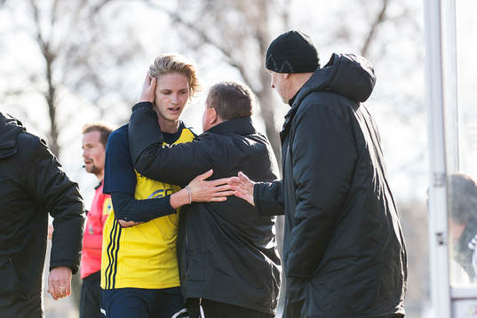 Ängelholms Andreas Karlsson byttes ut