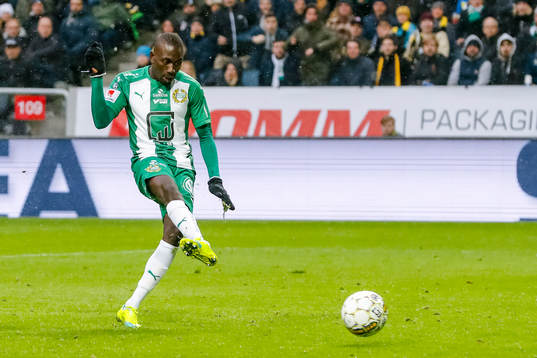 Hammarbys Pa Amat Dibba gör 1-2