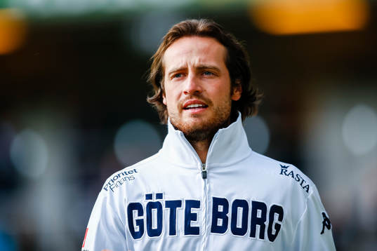 IFK Göteborgs Mikkel Diskerud före fotbollsmatchen i