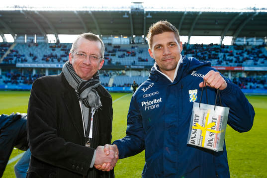 IFK Göteborgs Mikael Boman tilldelas pris för